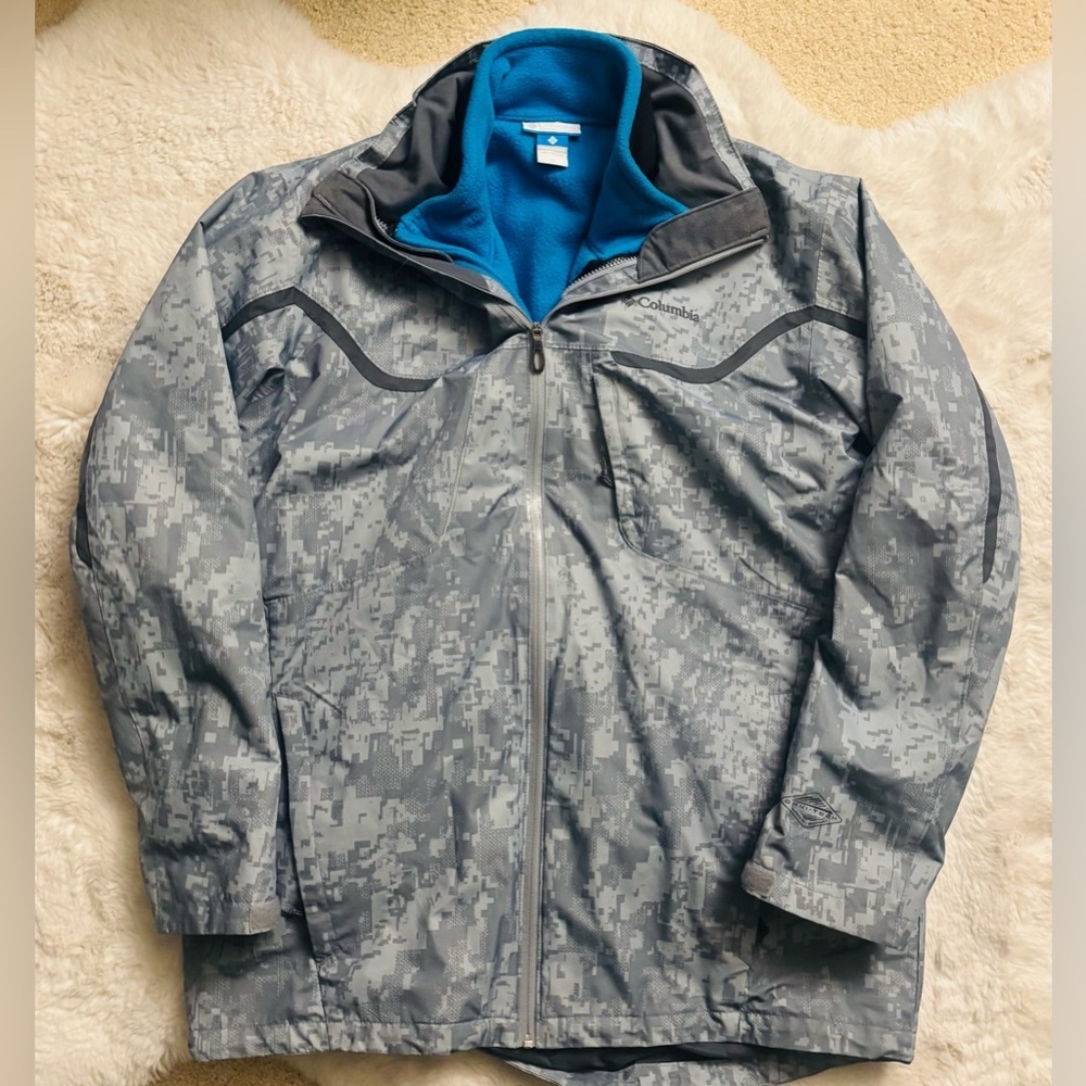 Columbia Columbia Camo w/ Removable m Fleece Liner Sk Jacket Coat Size: XL